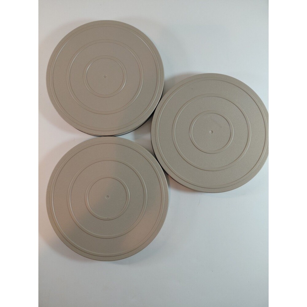 Vintage Sears Du-All 8mm Film Reel & Can Set - Lot of 3 Empty Movie Storage